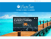 Tablet Screenshot of jfactorteam.com